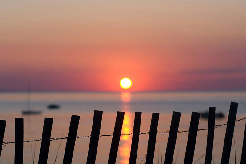 Enjoy the sunset at Linger Longer by the Sea